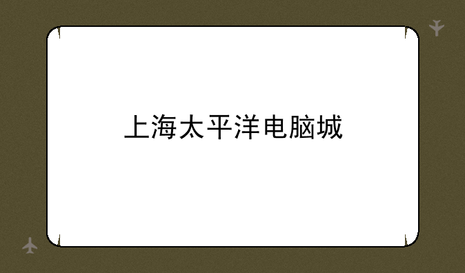 上海太平洋电脑城