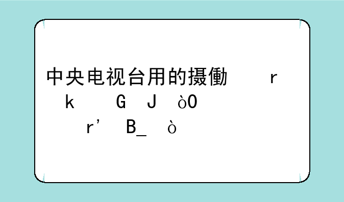 中央电视台用的摄像机多少钱，45000元有吗？